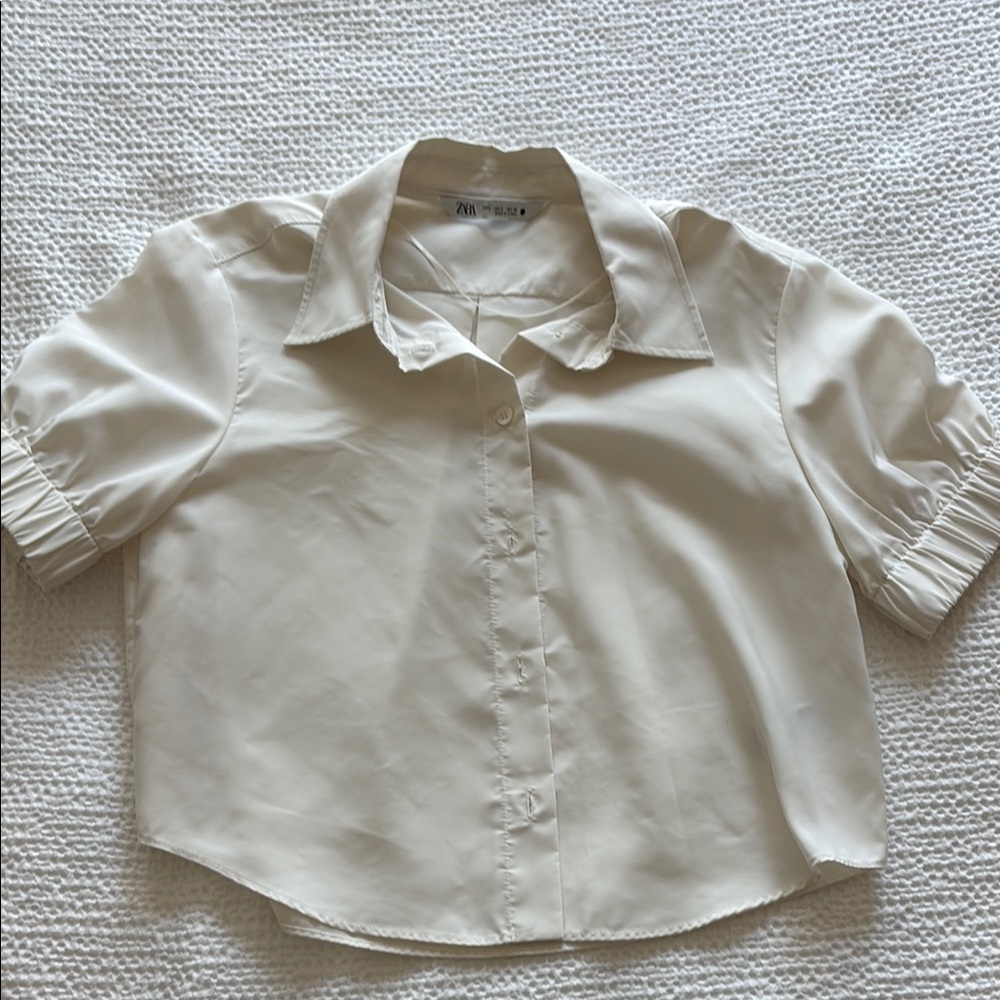 Zara Cream Blouse